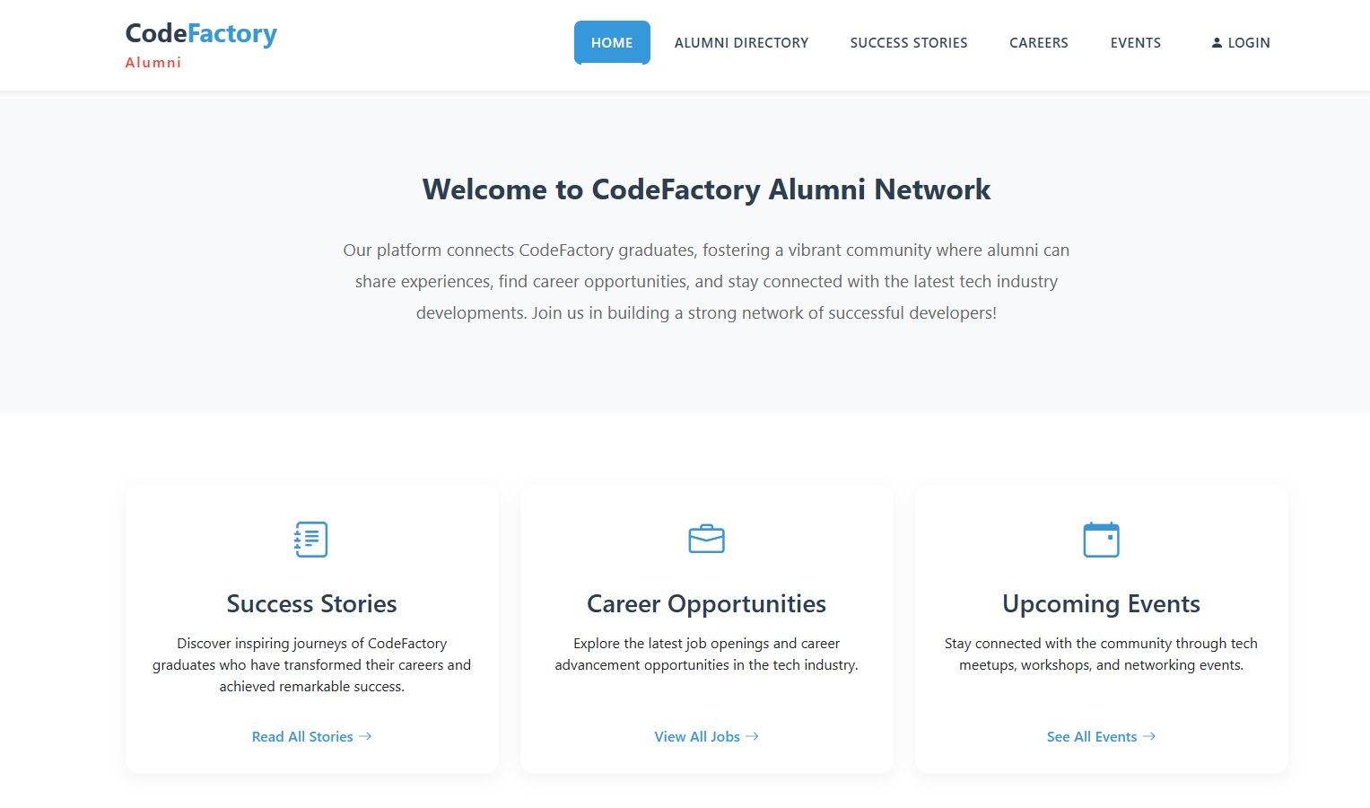 Alumni website